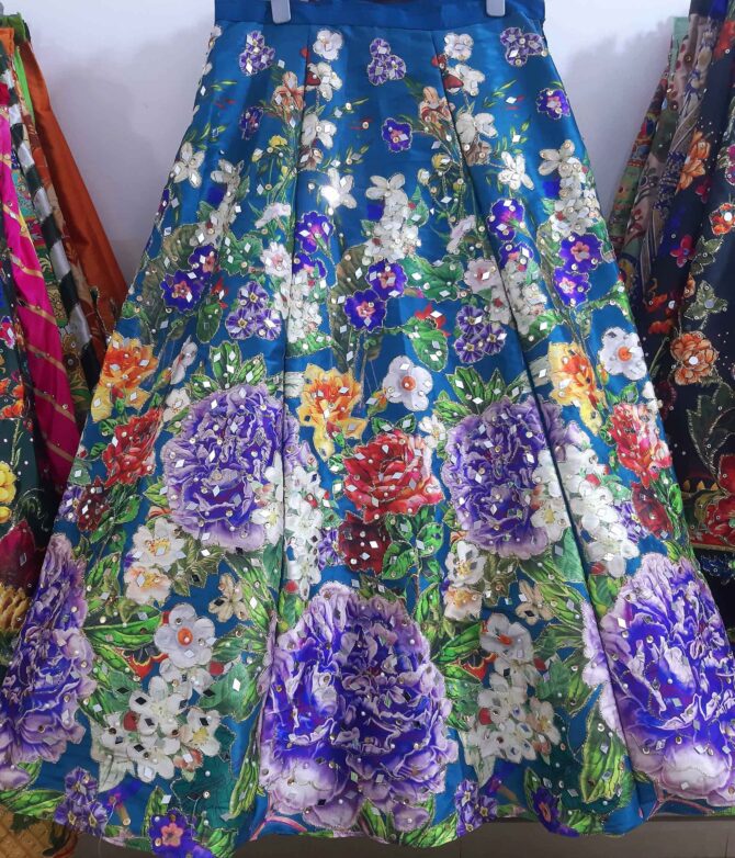 Digital Printed Lehnga.