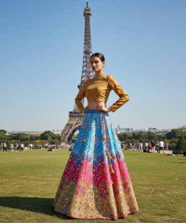 Digital Printed Lehnga.