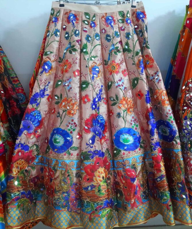 Digital Printed Lehnga.