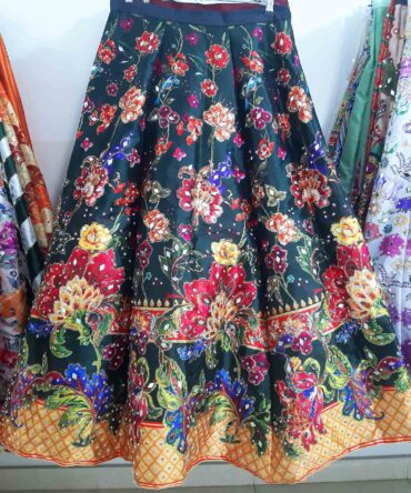 Digital Printed Lehnga.