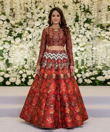Digital Printed Lehnga.