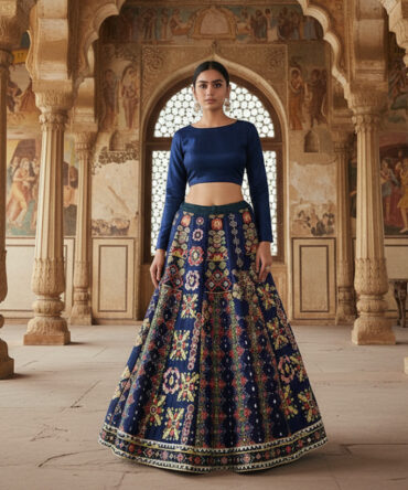 Digital Printed Lehnga.