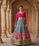 Digital Printed Lehnga.