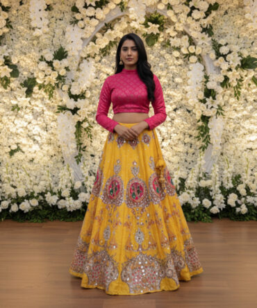 Digital Printed Lehnga.