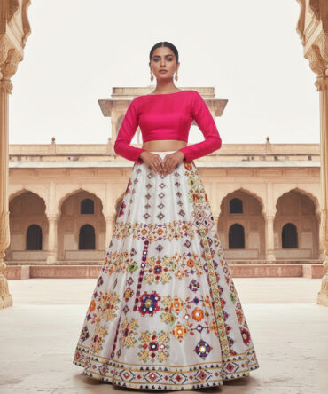 Digital Printed Lehnga.