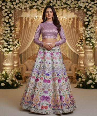 Digital Printed Lehnga.