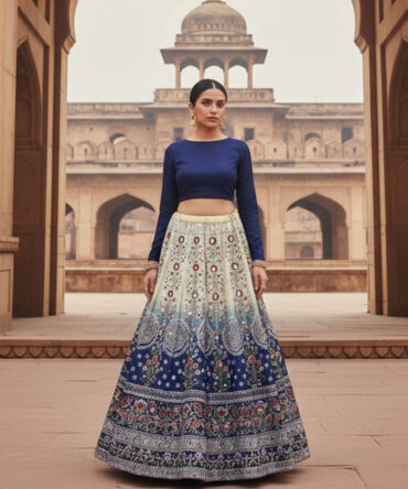 Digital Printed Lehnga.