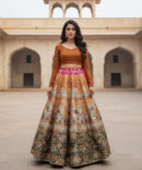 Digital Printed Lehnga.