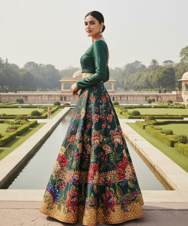 Digital Printed Lehnga.