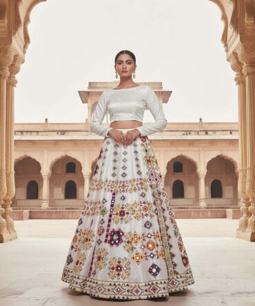 Digital Printed Lehnga.