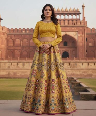 Digital Printed Lehnga.