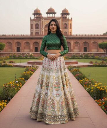 Digital Printed Lehnga.