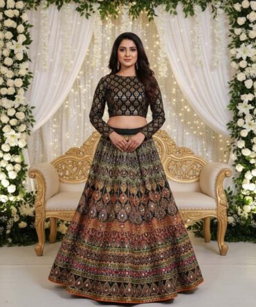 Digital Printed Lehnga.